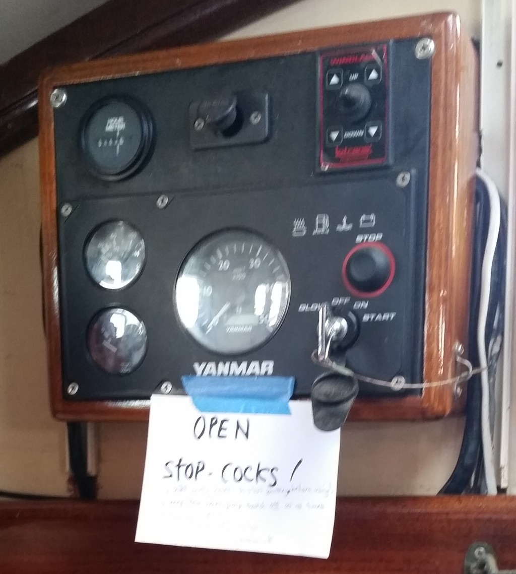 Yanmar Engine Control Panel Dove Free Spirit