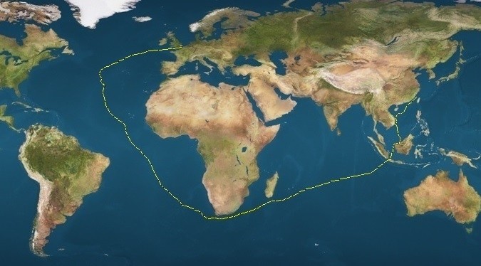 Route of the China Tea Clipper Ships | Dove Free Spirit