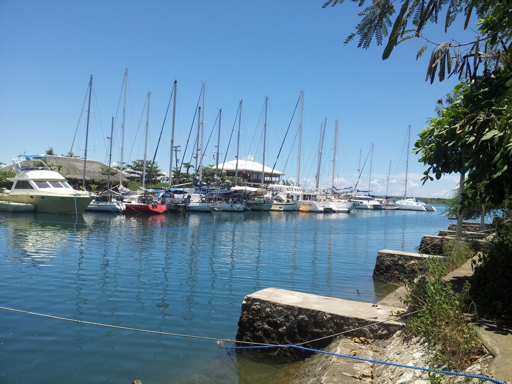 Looking at Boats Port Carmen, Cebu Dove Free Spirit