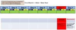 Calendar - Step 2