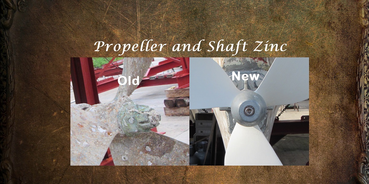 Propeller and Shaft Zinc Dove Free Spirit
