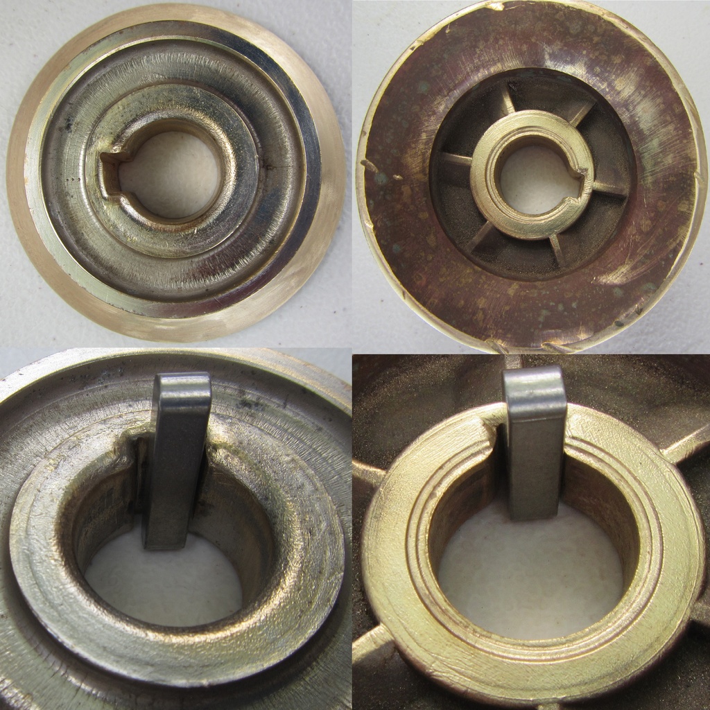 Windlass Inner and Outer Clutch Cones Worn Keyways Dove Free Spirit