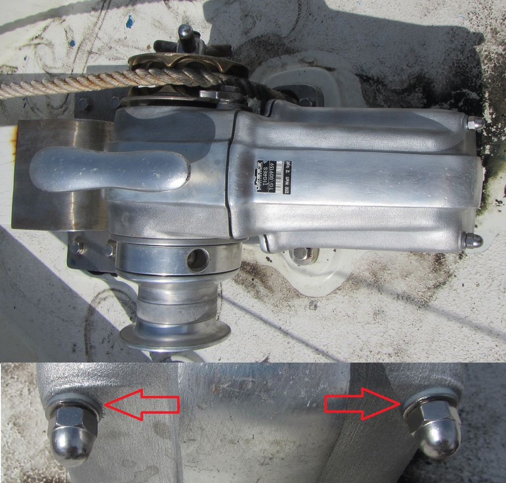 Lofrans Tigres Horizontal Anchor Windlass Dove Free Spirit